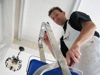 Schoon werken door afdekmateriaal